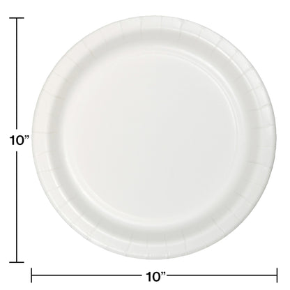 White SturdyStyle Banquet Plates 240 ct