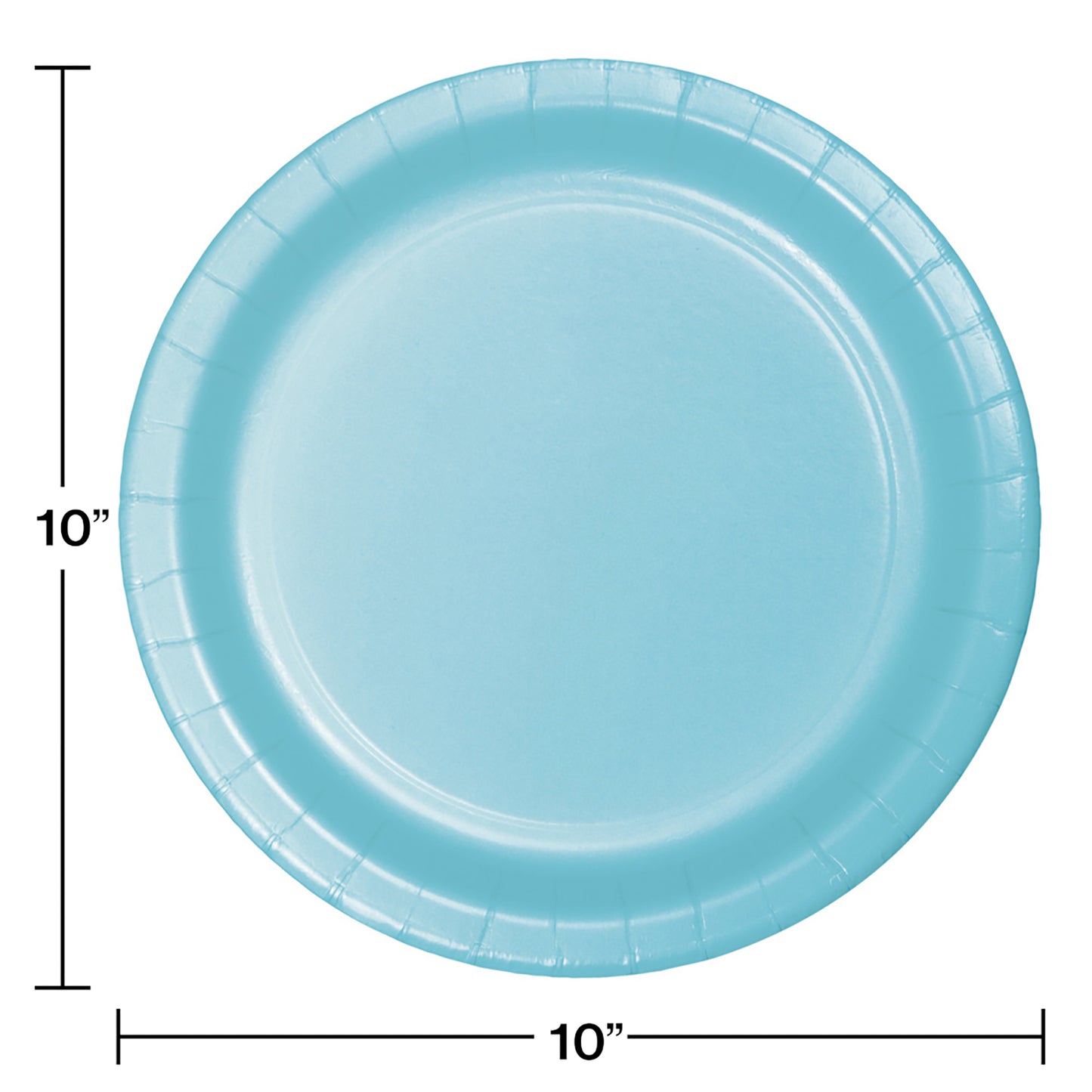 Pastel Blue SturdyStyle Banquet Plates 240 ct