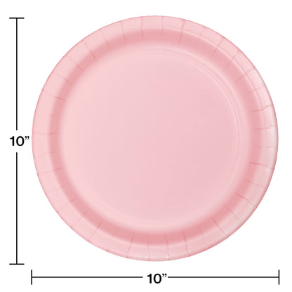 Classic Pink SturdyStyle Banquet Plates 240 ct