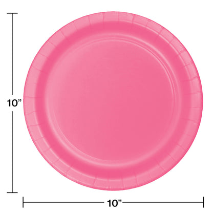 Candy Pink SturdyStyle Banquet Plates 240 ct