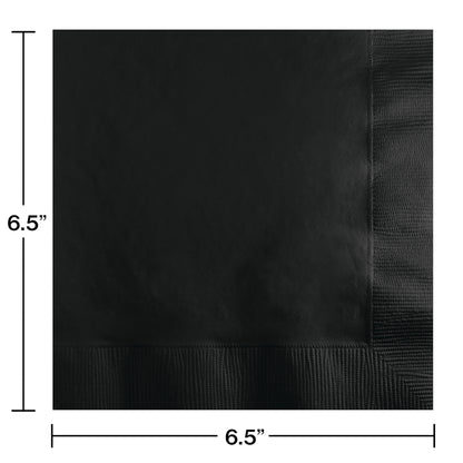 Value Friendly Black Velvet Luncheon Napkins 240 ct