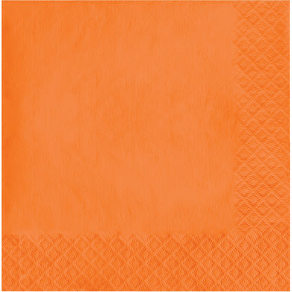 Value Friendly Sunkissed Orange Luncheon Napkins 240 ct