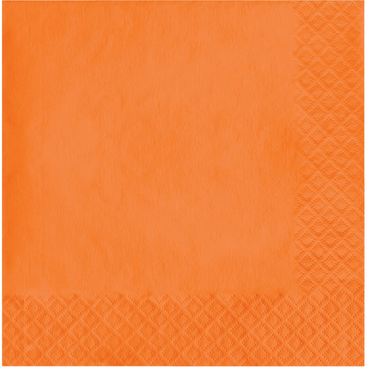 Value Friendly Sunkissed Orange Luncheon Napkins 240 ct