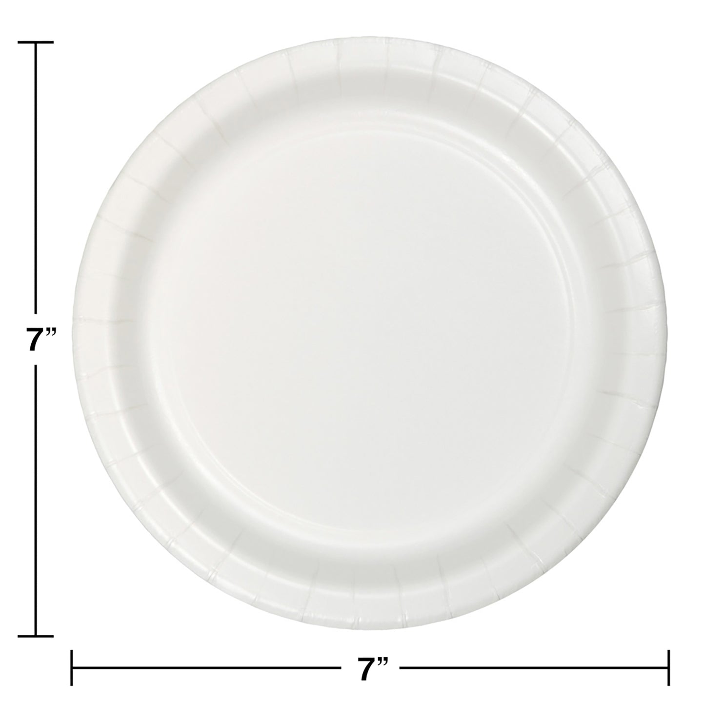 Value Friendly White Dessert Plates 96 ct