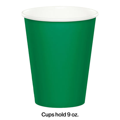 Emerald Green 9 oz Hot & Cold Cups 240 ct
