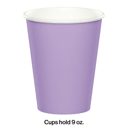 Luscious Lavender 9 oz Hot & Cold Cups 240 ct