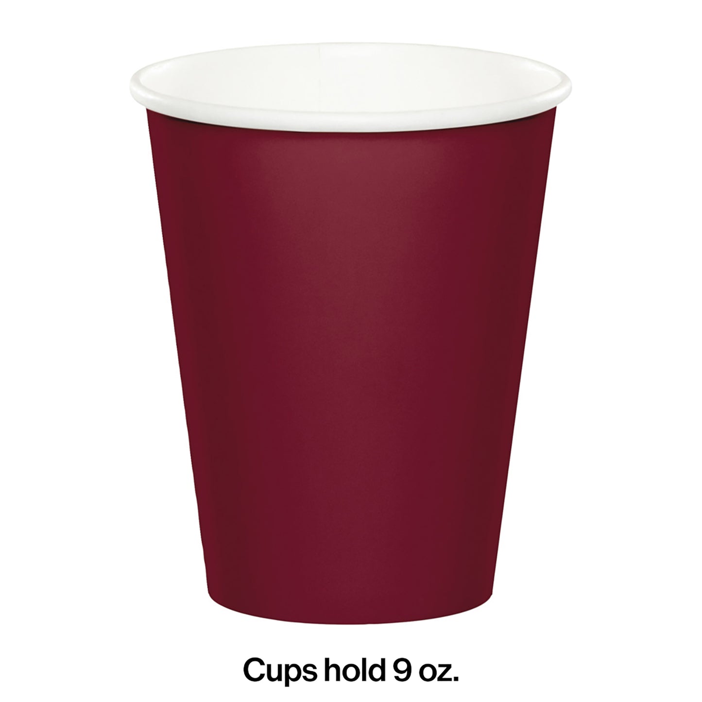 Burgundy 9 oz Hot & Cold Cups 240 ct