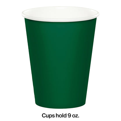 Hunter Green 9 oz Hot & Cold Cups 240 ct