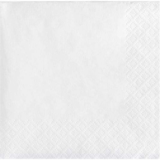 White Beverage Napkins 3-Ply 500 ct