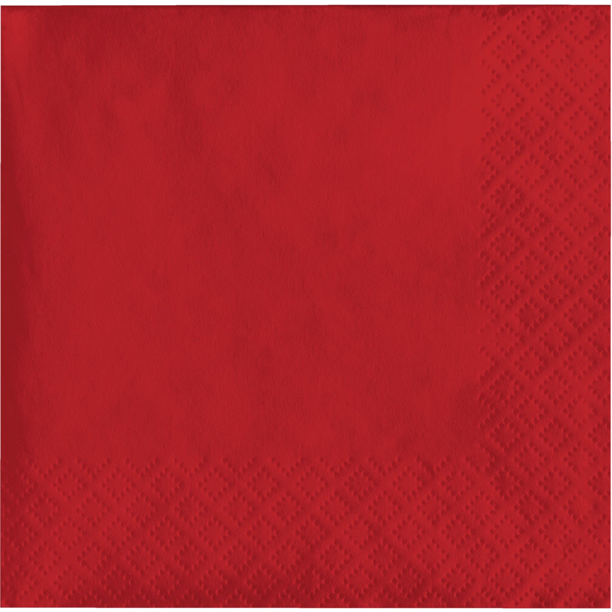 Classic Red Beverage Napkins 3-Ply 500 ct