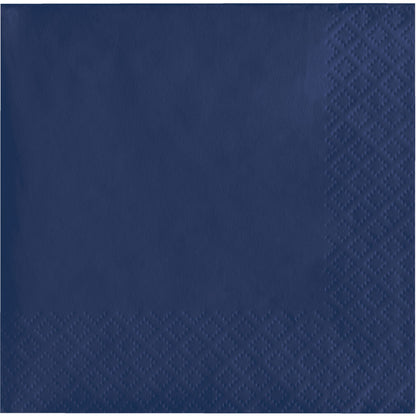 Navy Blue Beverage Napkins 3-Ply 500 ct
