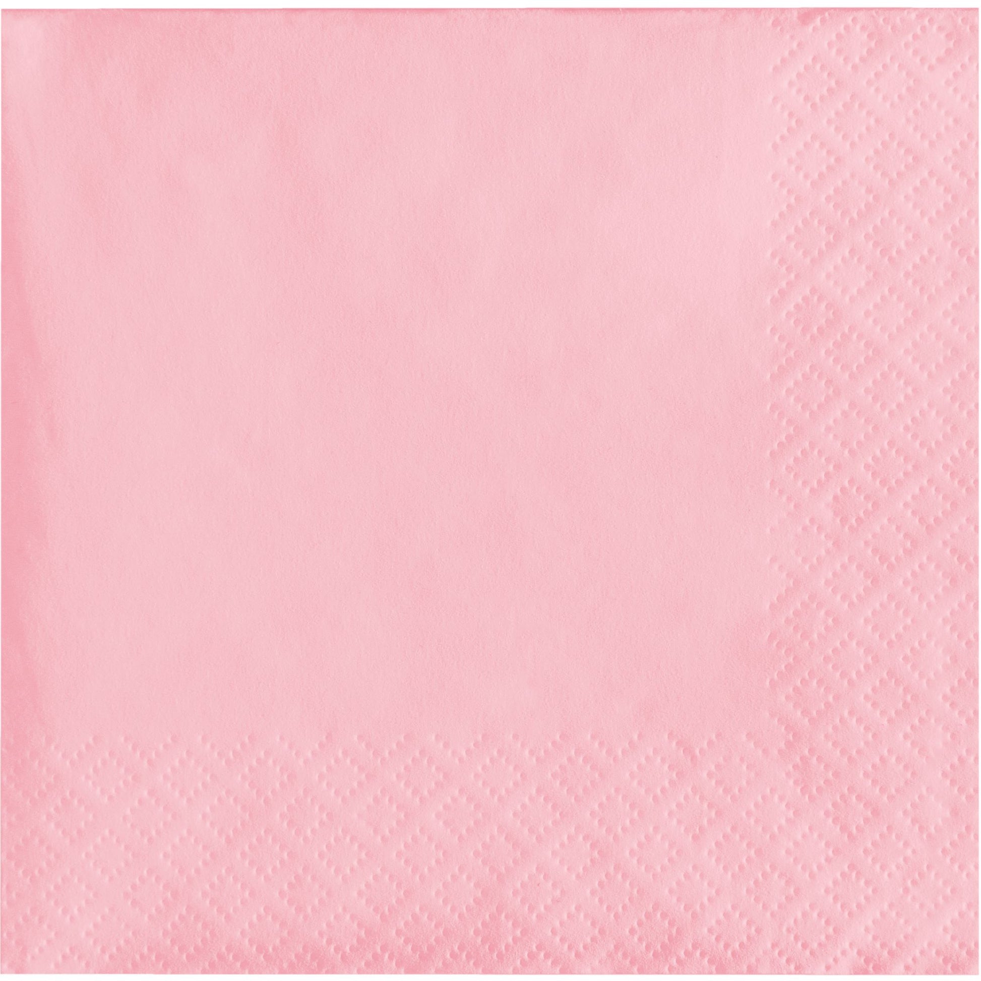 Classic Pink Beverage Napkins 3-Ply 500 ct