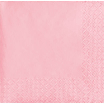 Classic Pink Beverage Napkins 3-Ply 500 ct