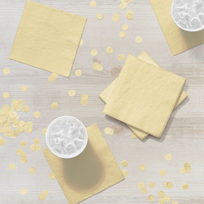 Ivory Beverage Napkins 3-Ply 500 ct Lifestyle Image