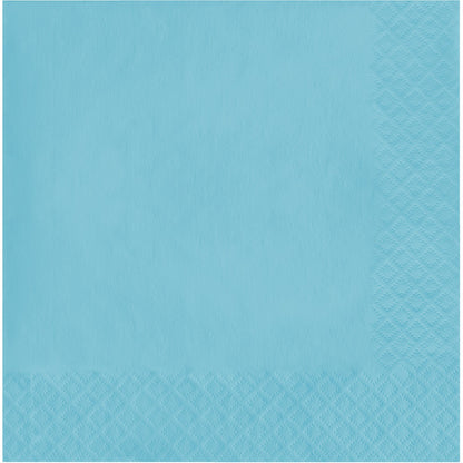 Pastel Blue Luncheon Napkins 3-Ply 500 ct