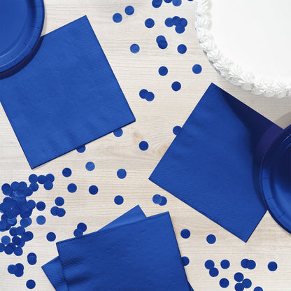 Cobalt Blue Luncheon Napkins 3-Ply 500 ct Lifestyle Image