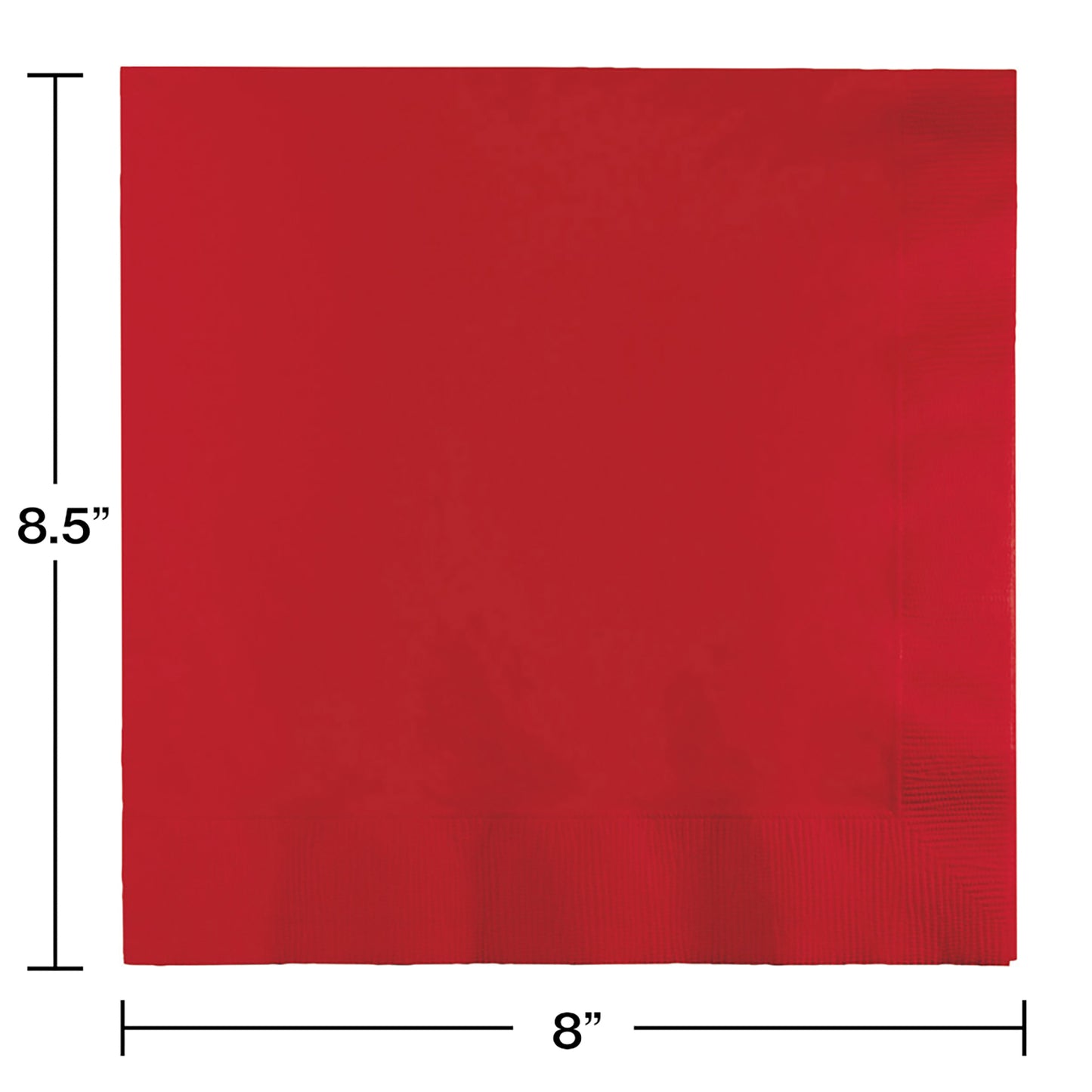 Classic Red Dinner Napkins 3-Ply 250 ct
