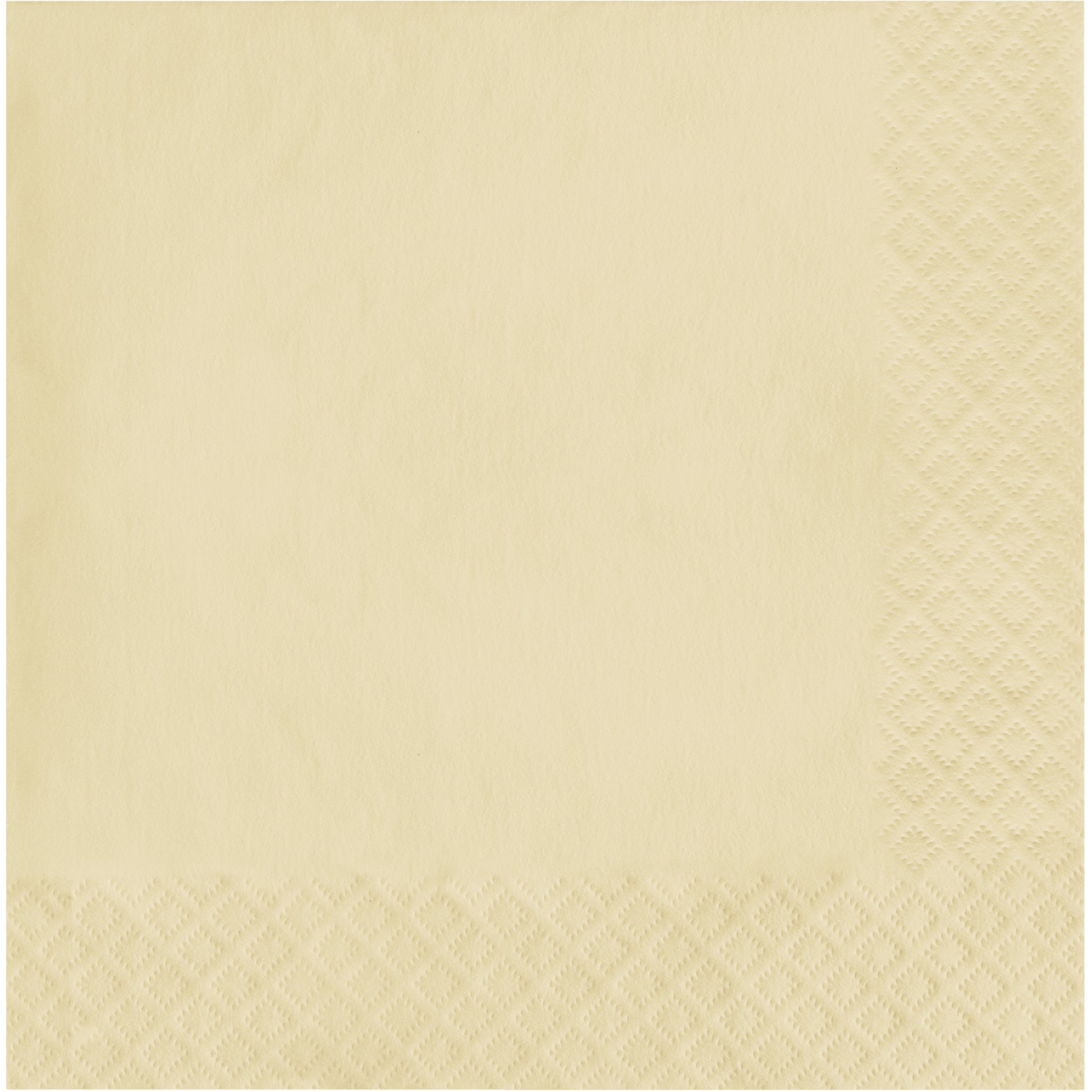 Ivory pin embossed paper napkin