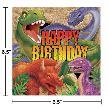 Dino Blast Happy Birthday Luncheon Napkins 192 ct