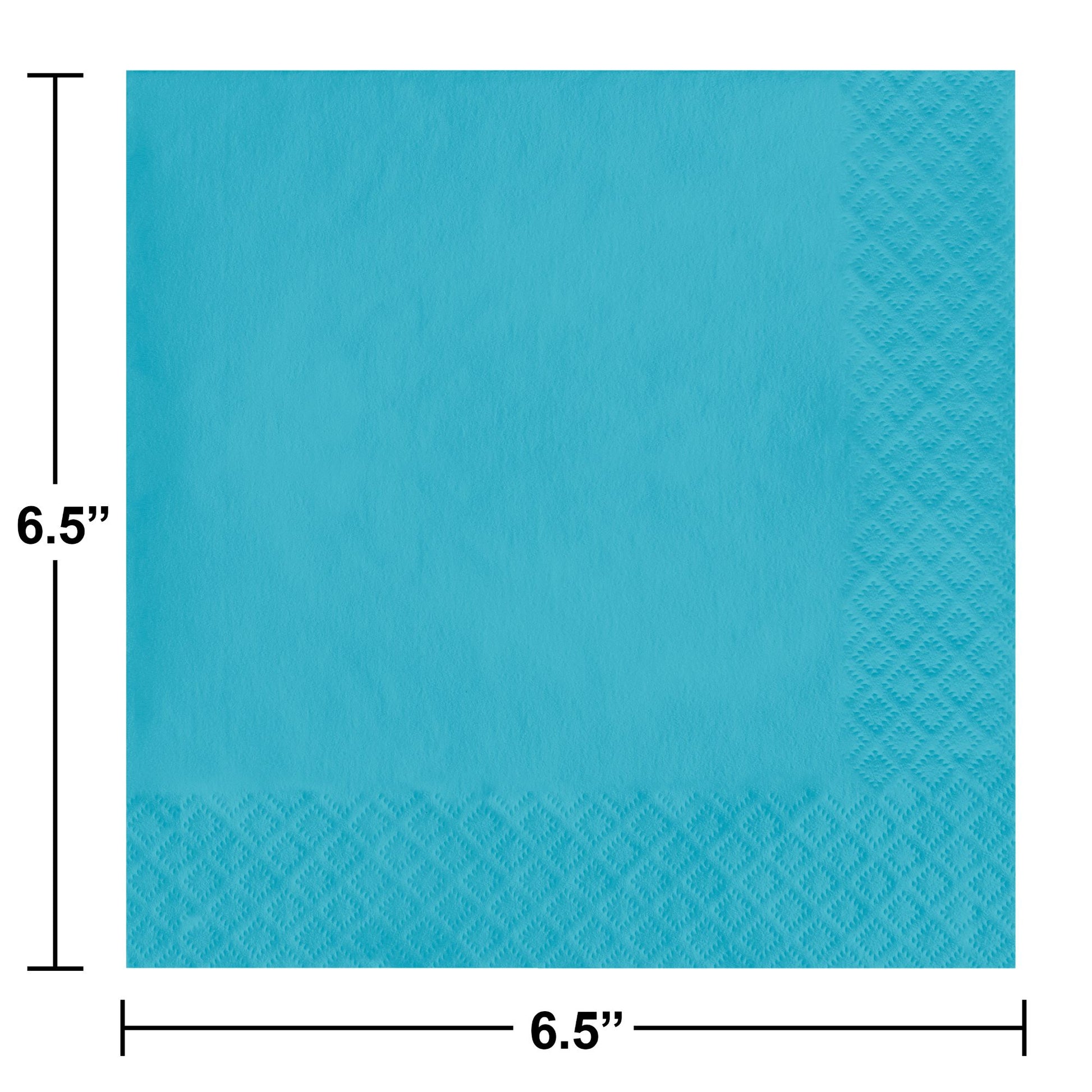 Bermuda Blue 2-Ply Luncheon Napkins 600 ct Dimension Image