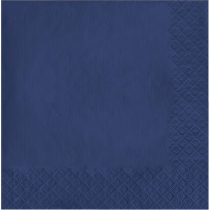 Navy 2-Ply Luncheon Napkins 600 ct