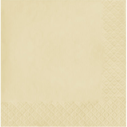 Ivory 2-Ply Luncheon Napkins 600 ct