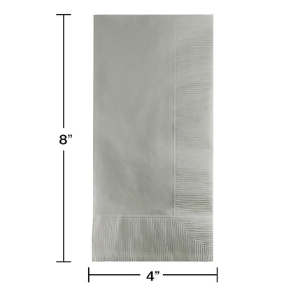 Shimmering Silver 2-Ply Dinner Napkins 600 ct