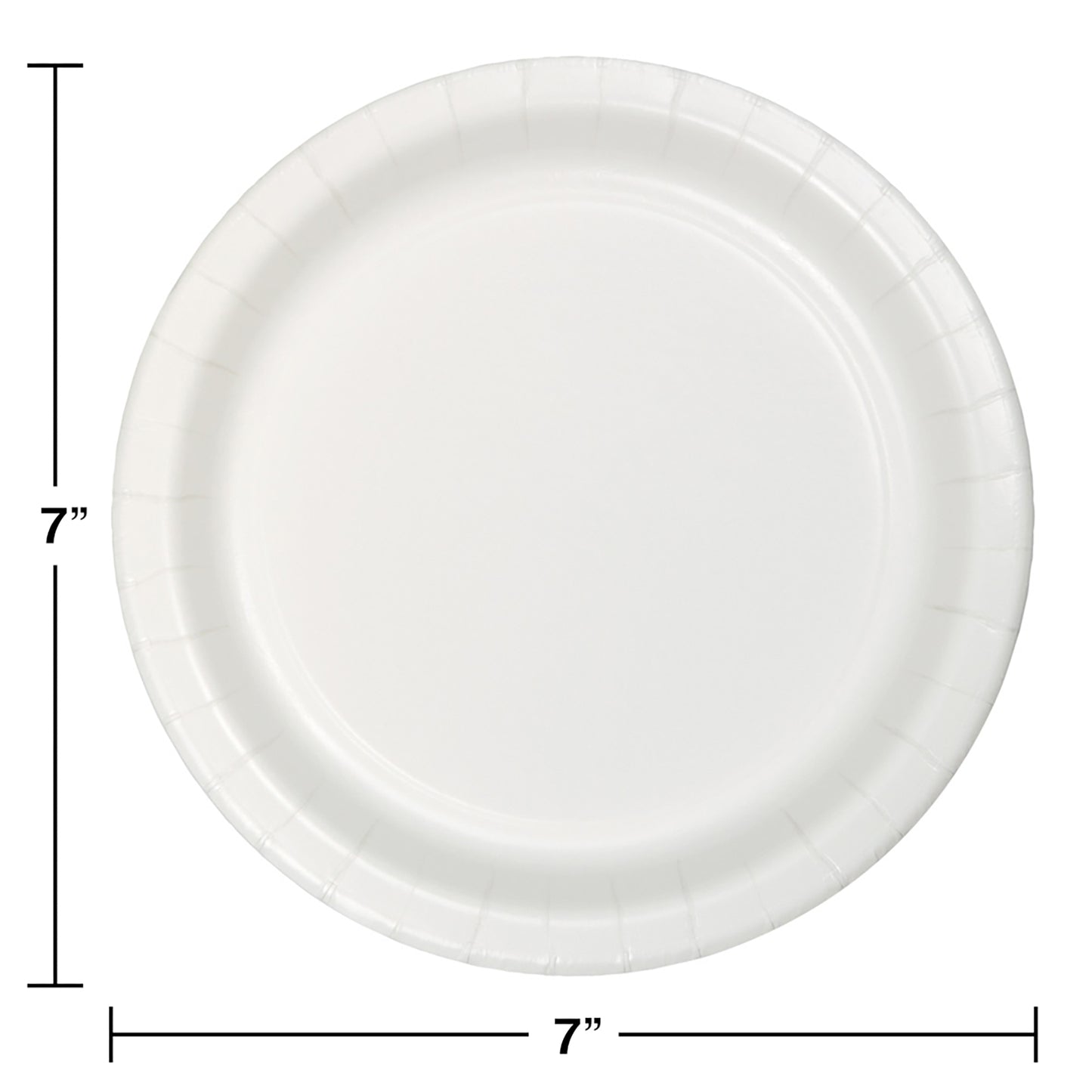 White Dessert Plates 900 ct