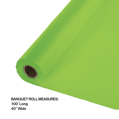 Fresh Lime Banquet Table Roll 1 ct