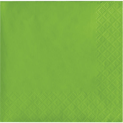 Fresh Lime 2-Ply Beverage Napkins 600 ct