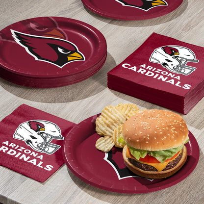Arizona Cardinals Dinner Plates 96 ct