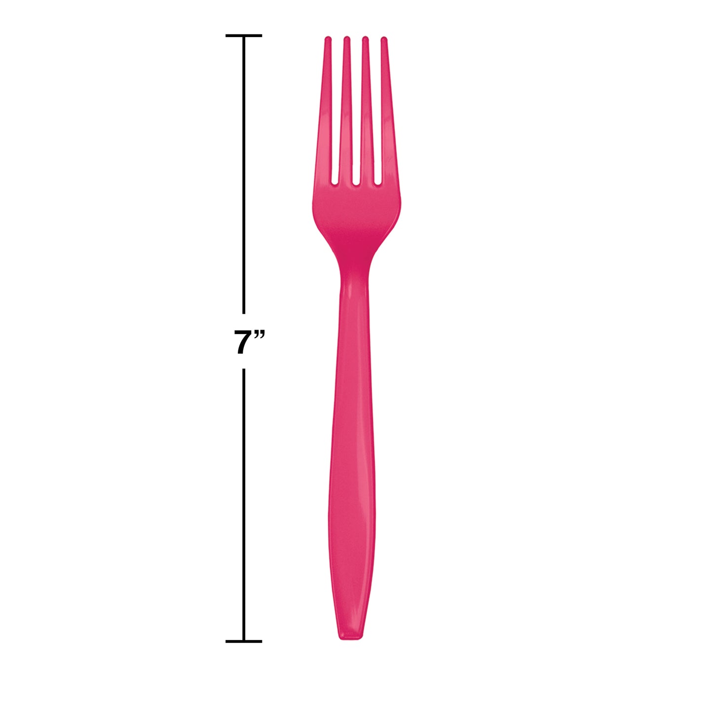 Hot Magenta Plastic Forks 288 ct