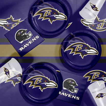 Baltimore Ravens Dinner Plates 96 ct