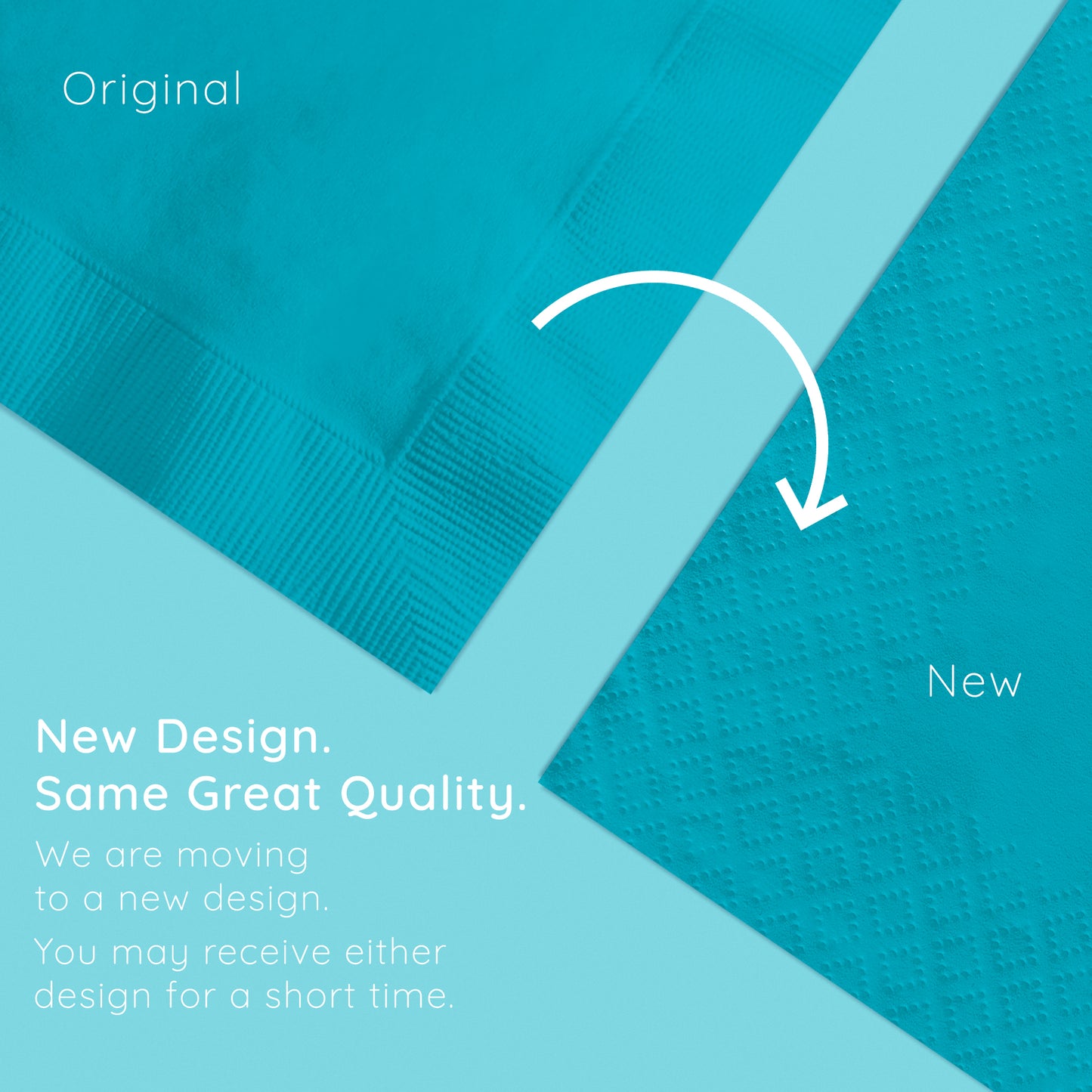 Bermuda Blue 2-Ply Luncheon Napkins 600 ct Emboss Callout Image