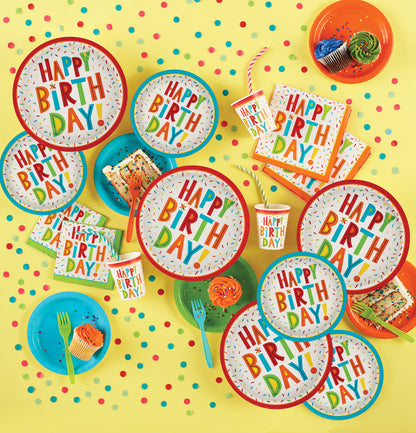 Birthday Fun Dessert Plates 96 ct
