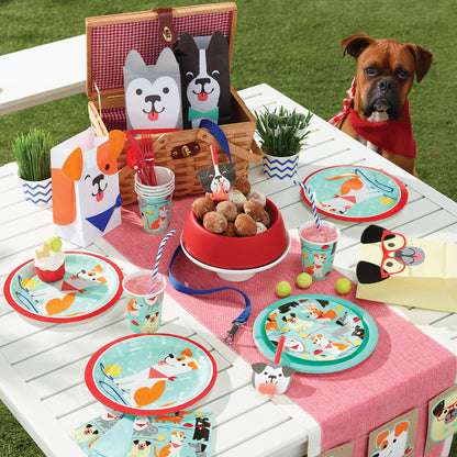 Dog Party Dinner Plates 96 ct