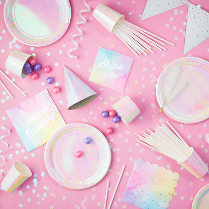 Iridescent Party Happy Birthday Luncheon Napkins 192 ct