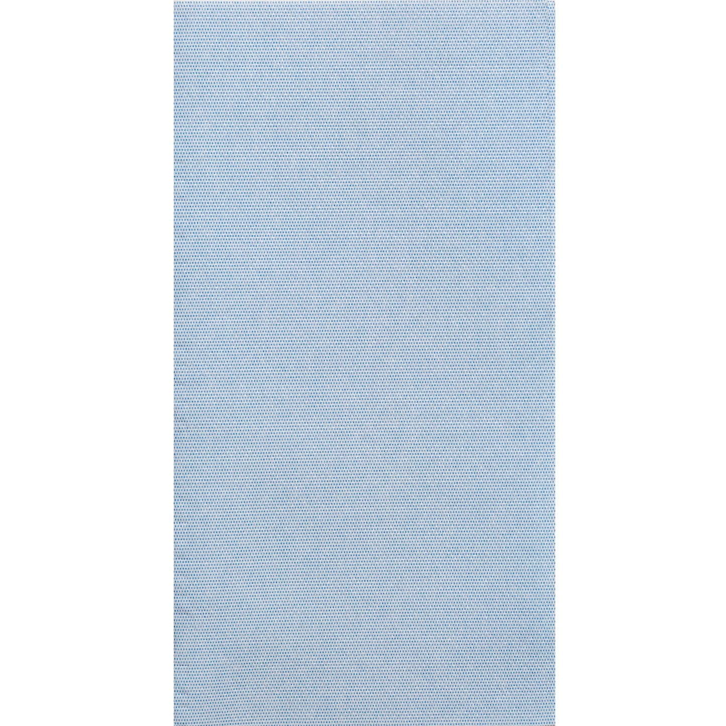 Light blue color dinner napkin on white background