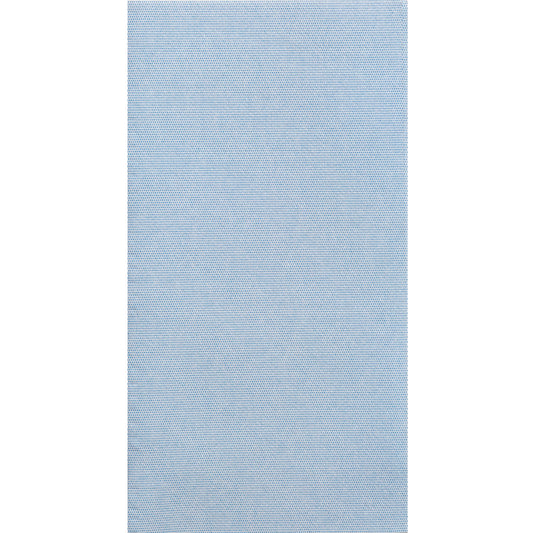 Light blue color dinner napkin on white background
