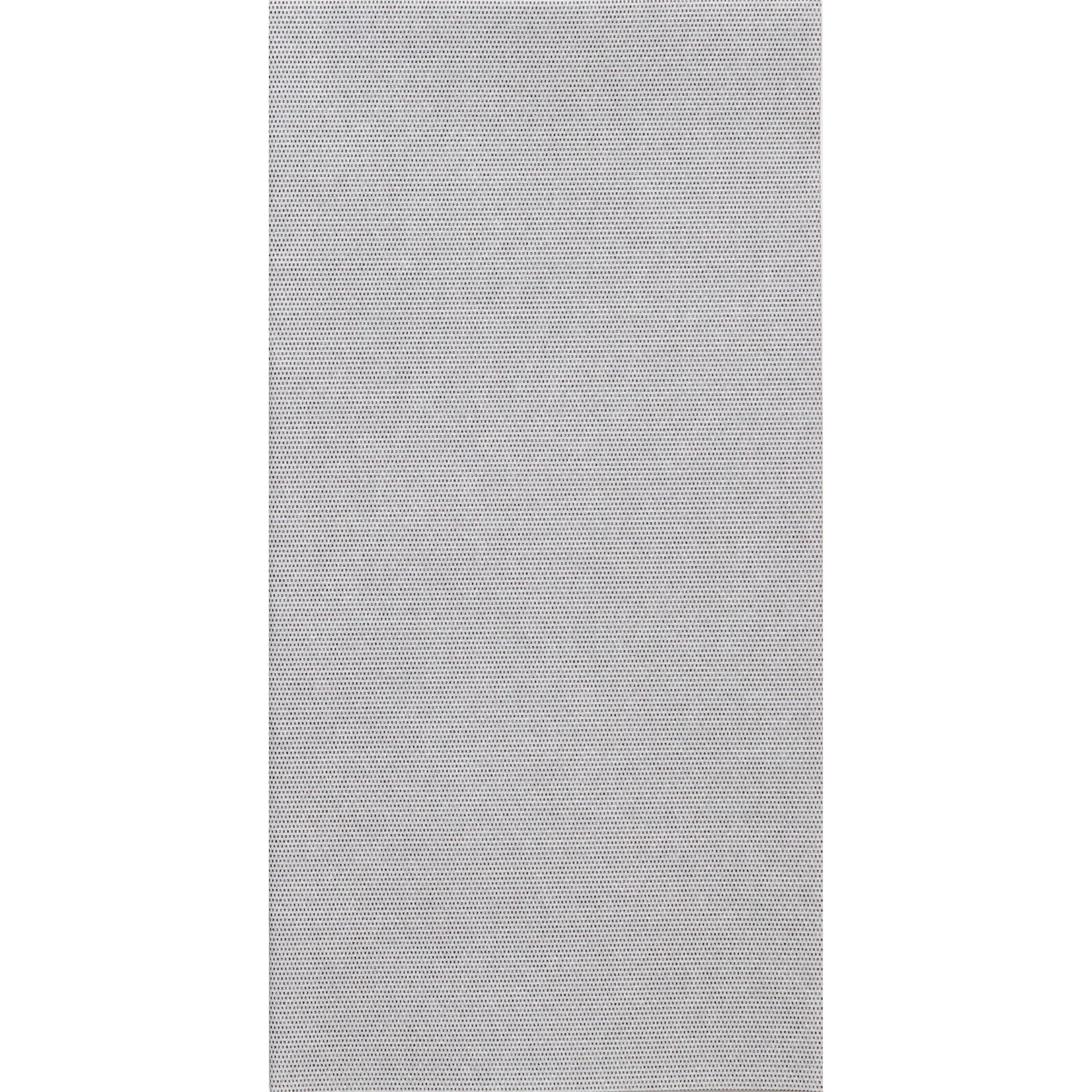 Gray dinner napkin on a white background