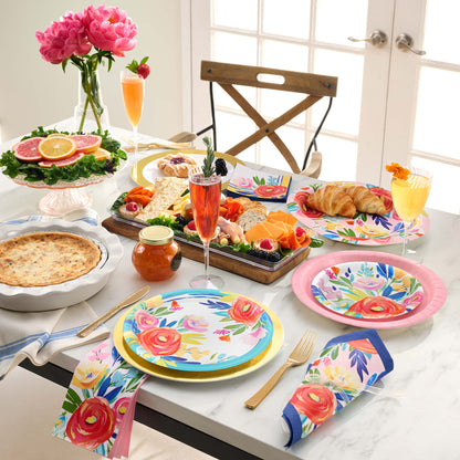 Fragrant Florals Beverage Napkins 192 ct