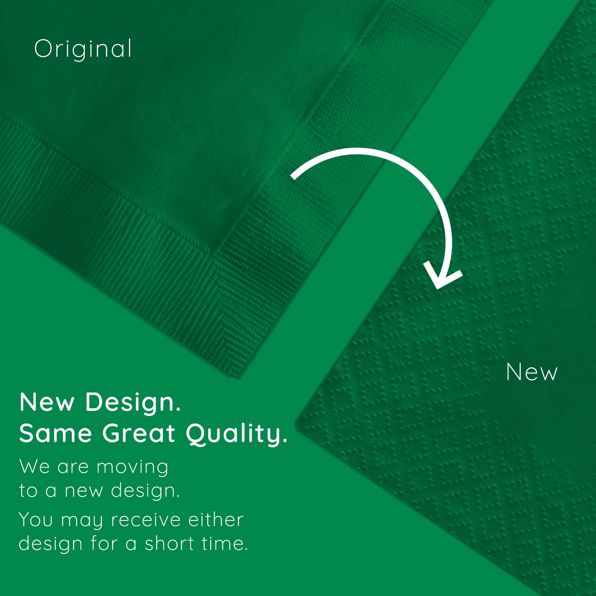 Hunter Green 2-Ply Luncheon Napkins 600 ct Emboss Callout