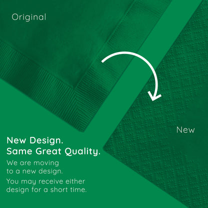 Hunter Green 2-Ply Luncheon Napkins 600 ct Emboss Callout
