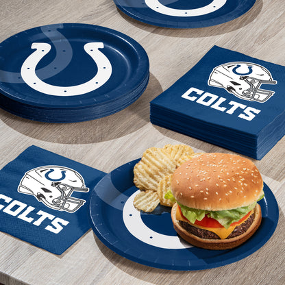 Indianapolis Colts Dinner Plates 96 ct