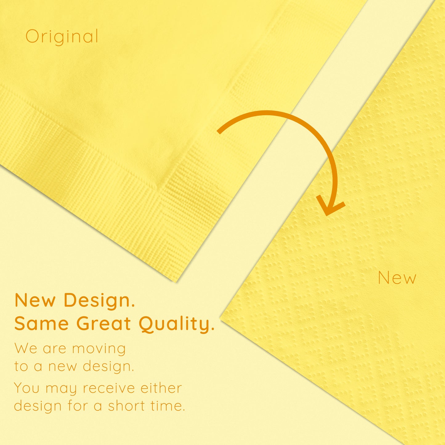 Mimosa 2-Ply Beverage Napkins 600 ct Emboss Callout Image