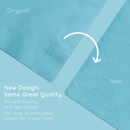 Pastel Blue 2-Ply Luncheon Napkins 600 ct Emboss Callout Image