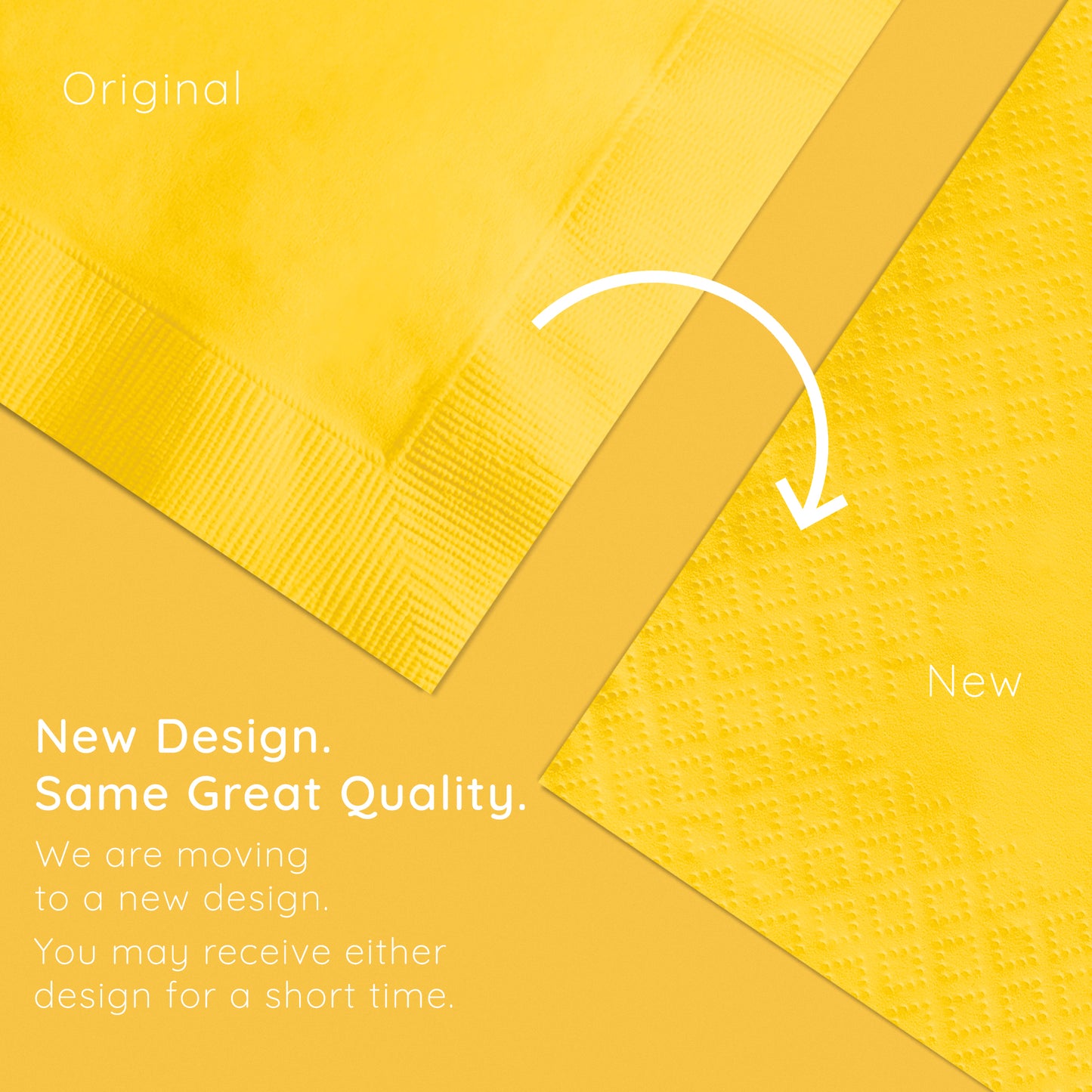 School Bus Yellow 2-Ply Luncheon Napkins 600 ct Emboss Callout Image