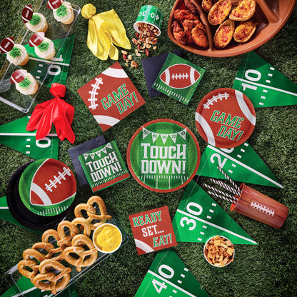 Football Field Flag Banners 12 ct