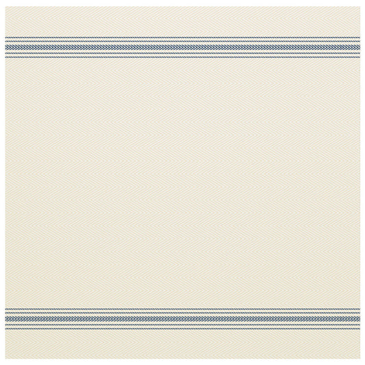 15.5" x 15.5" FashnPoint Blue Stripe Dinner Napkins Flat Pack 750 ct