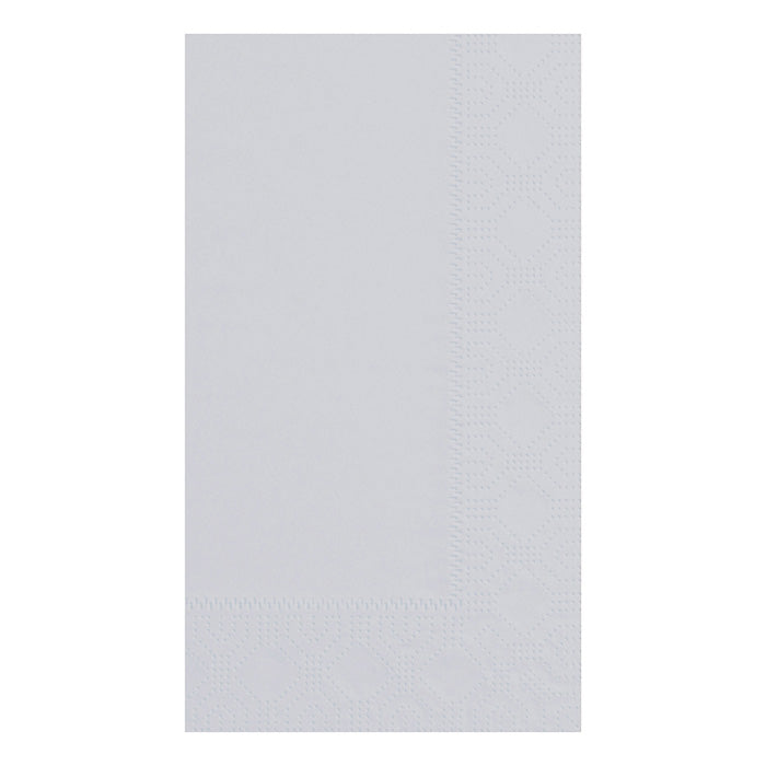 7.5" x 4.25" Regal Embossed Gray Dinner Napkins 1000 ct